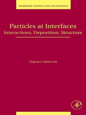 cover image of Particles at Interfaces